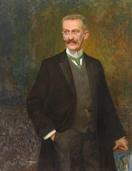Portrait Geheimrat Jungel, Heinrich Hellhoff